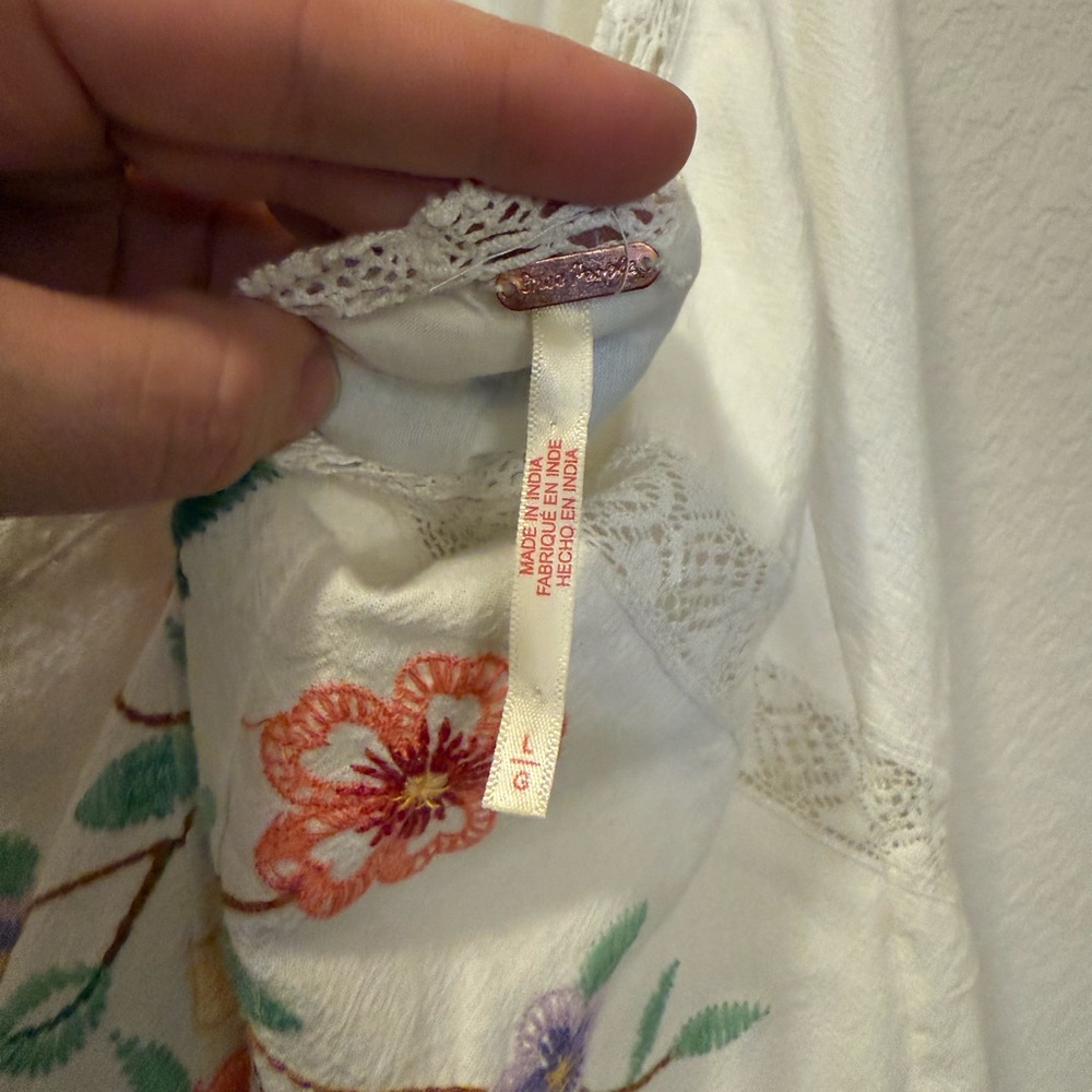 Free People Willow Floral Embroidered Mini Dress - Picture 10 of 10